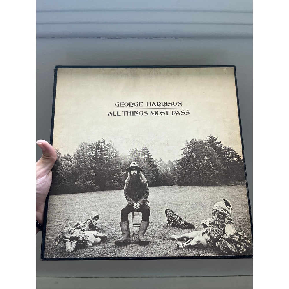 George Harrison All Things Must Pass 3LP Vinyl Box Set Apple STCH 639 1970 Rock